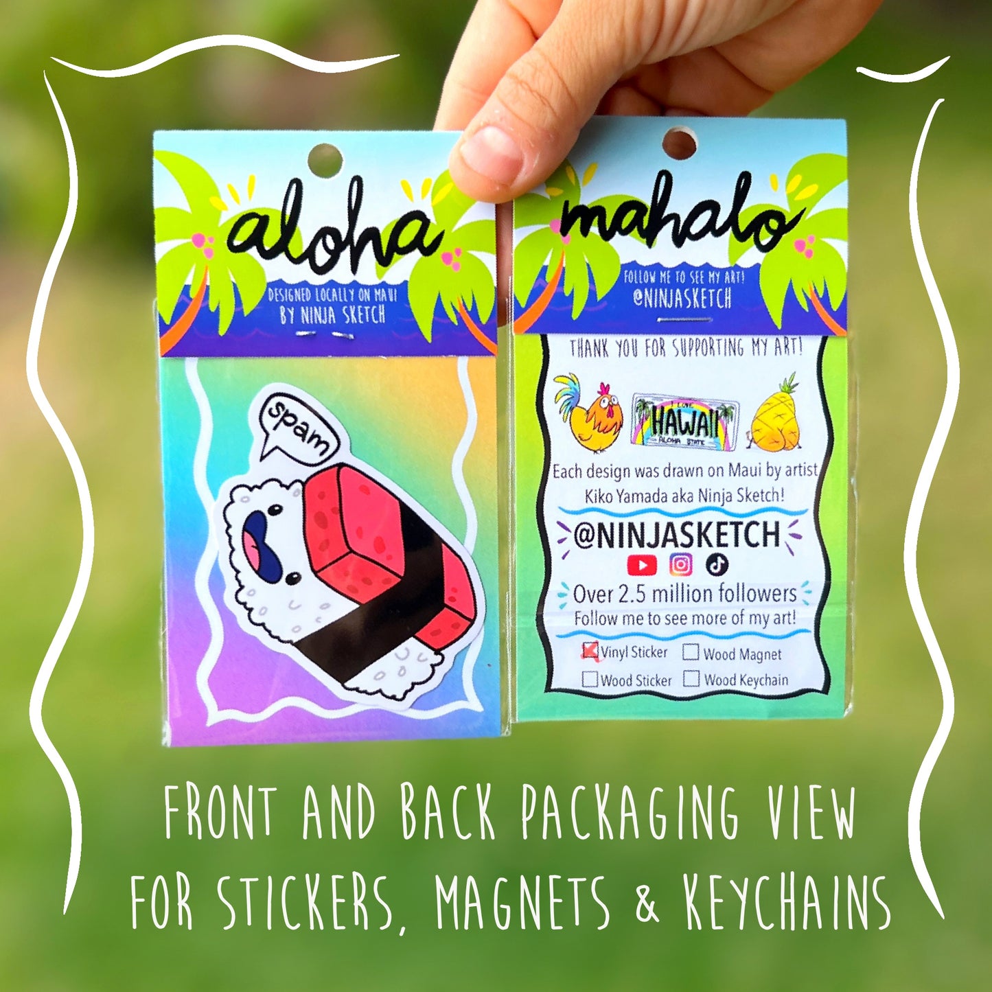 Hawaii License Plate Sticker